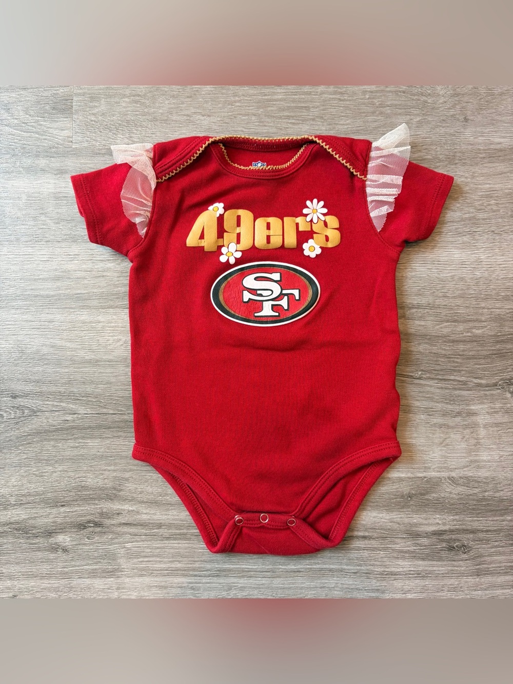 NFL San Francisco 49ers baby girls bodysuit